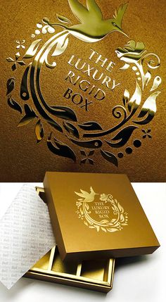 金底花鳥燙印精裝盒