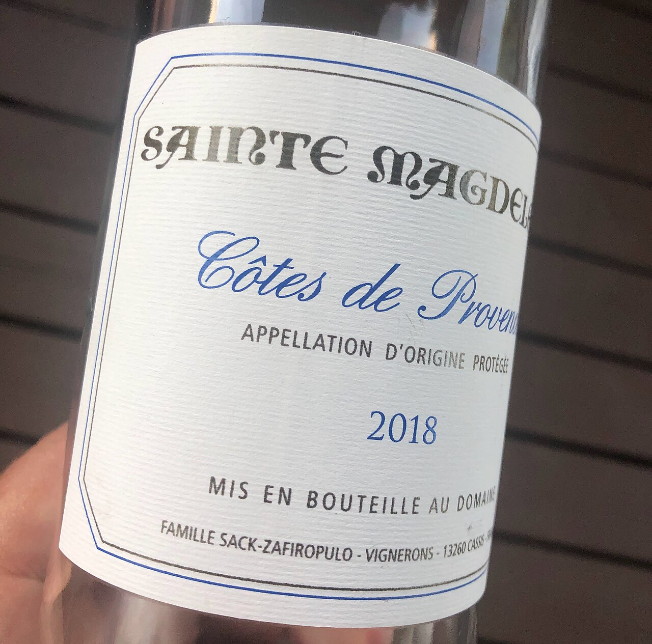 法國 Côtes de Provence 葡萄酒正標