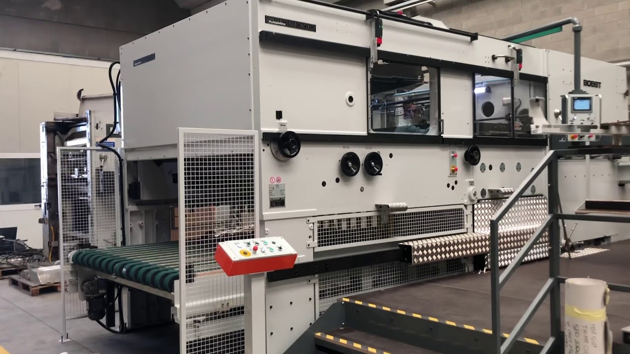 BOBST 自動平壓模切機