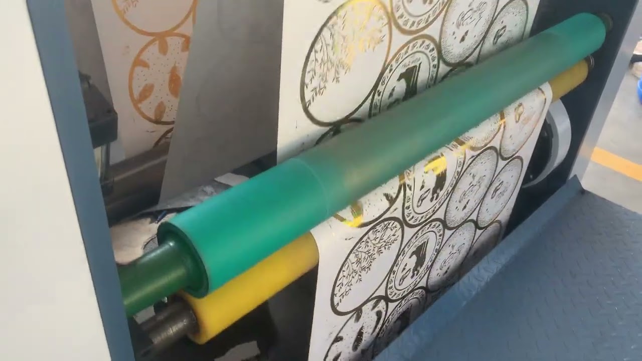 卷對卷自動燙金機運轉高清畫面