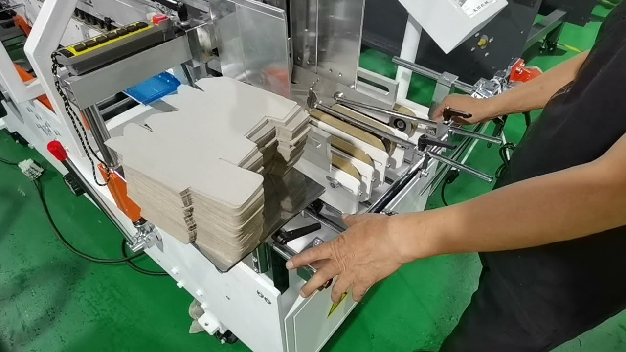 鎖底盒折糊示範