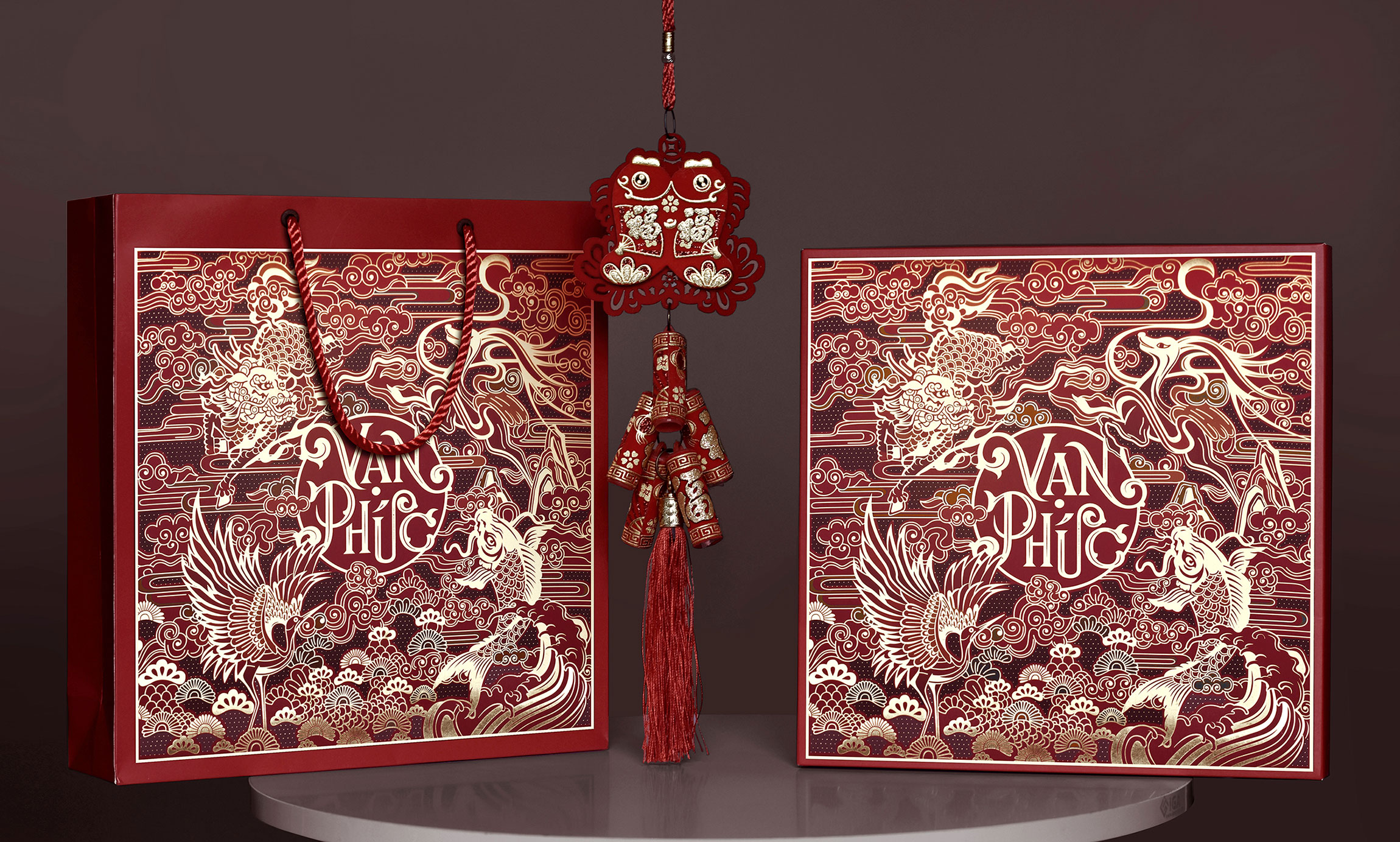 Vạn Phúc 萬福 紅盒開盒